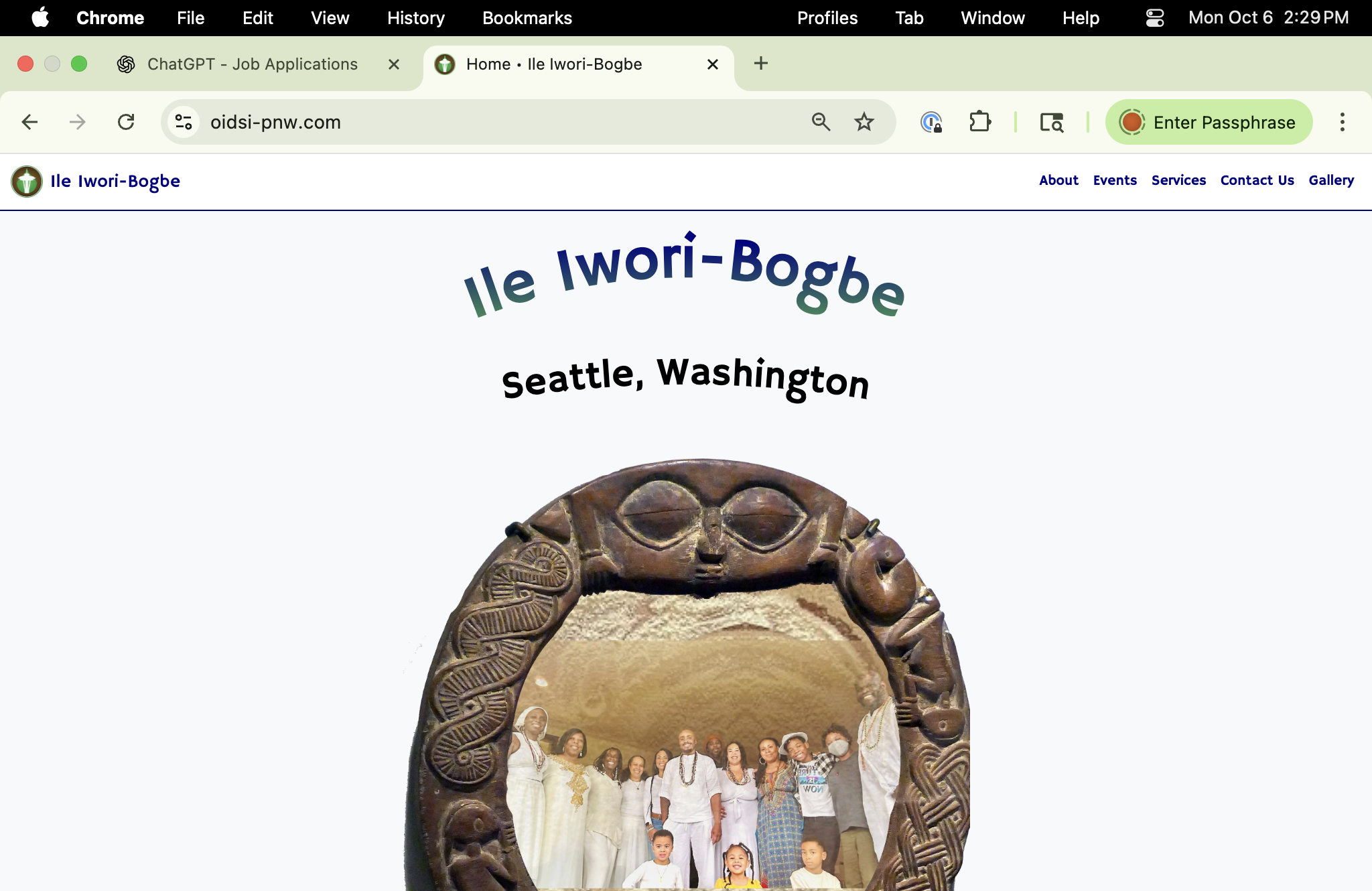 OIDSI-PNW site home page